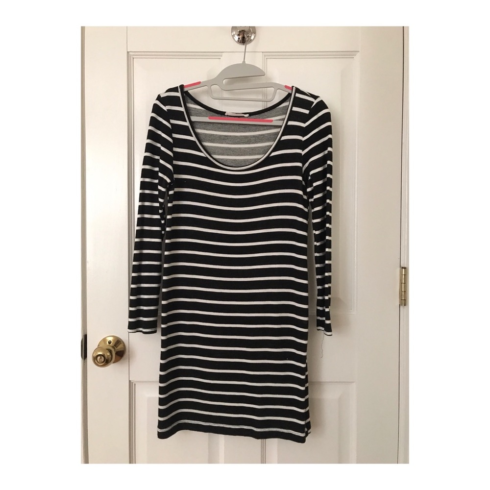 Nordstrom “LUSH” long sleeve striped mini dress